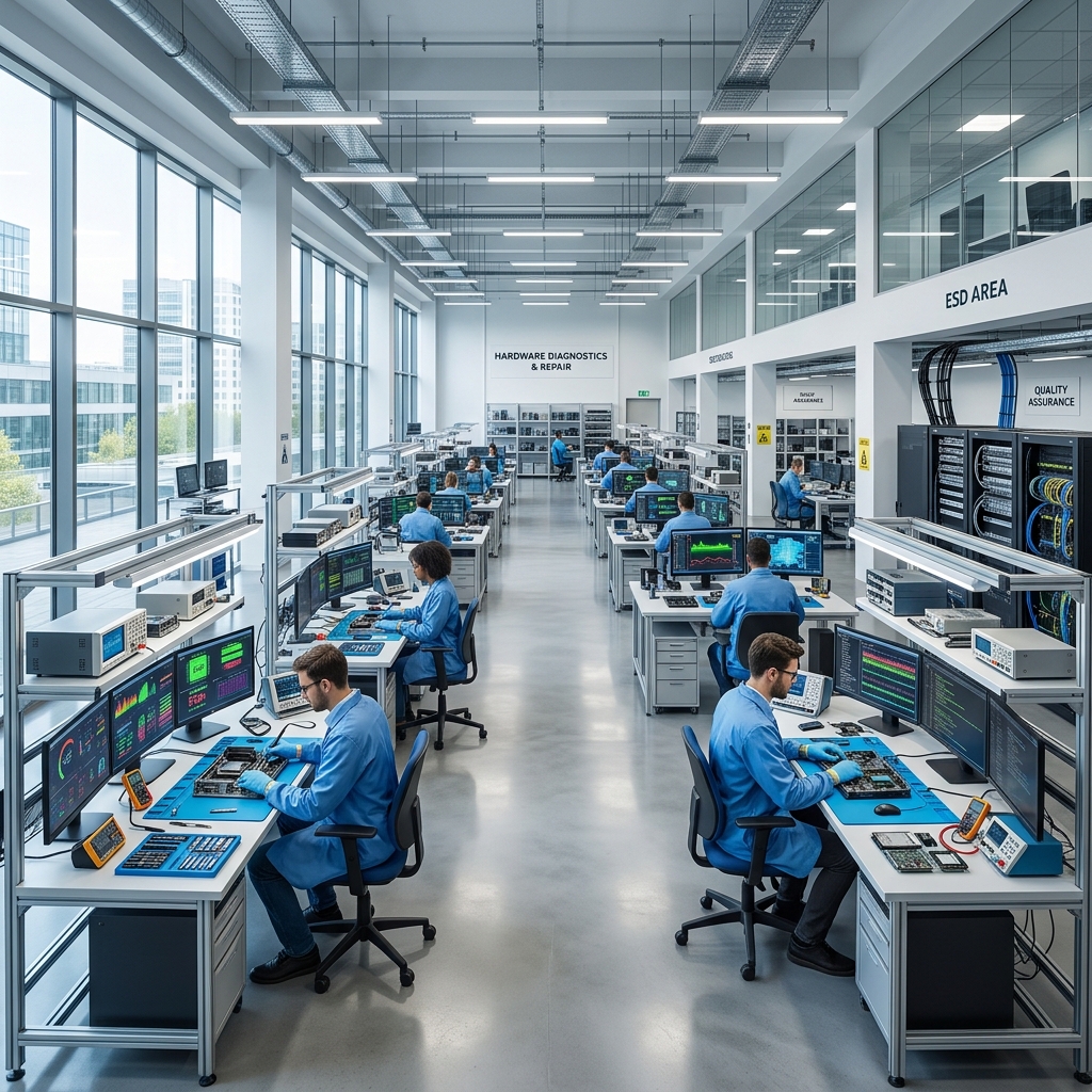 Bilgisayar teknik servis test ve onarım masası - Faba Bilgisayar